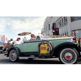 Vintage Car in Blossom Parade 1999