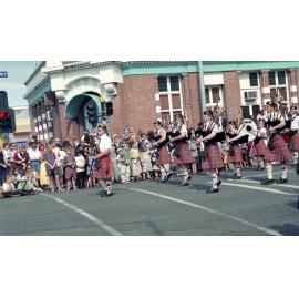 Pipe Band in Blossom Parade 1999