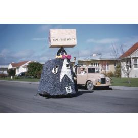 Apple and Pear Board Float 1961