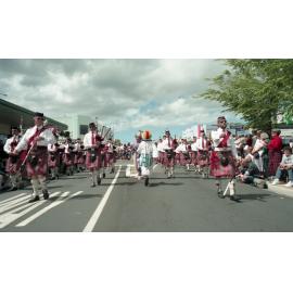 Pipe Band and Clowns 1996