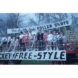 Hastings Skating Club Float 1954
