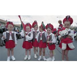 Marching Girls in Parade 1995