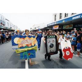 Costumed Walkers in Parade 1998