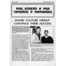 Anderson Park School Newsletter 