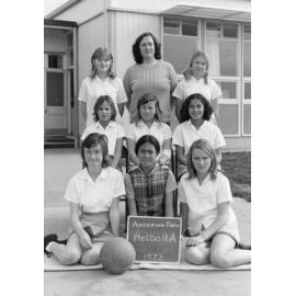 Anderson Park School Netball A  1973