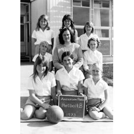 Anderson Park School Netball B 1973