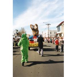 Rabbit Float in Parade 2002