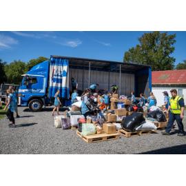 Donations at Showgrounds