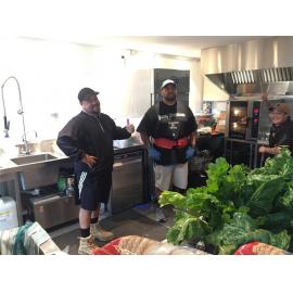 Volunteers at Flaxmere Community Centre