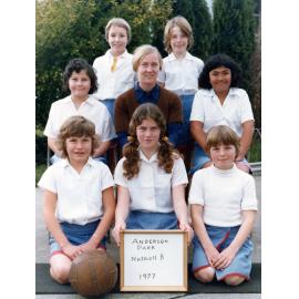 Anderson Park School Netball B 1977