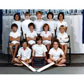 Anderson Park School Cricket 1978