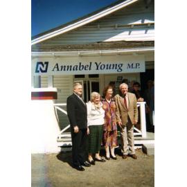 Annabel Young with Jim Bolger