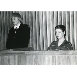 HNHS Students at Mock Trial, 1981