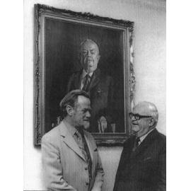 Bill Sutton and Sir James Wattie