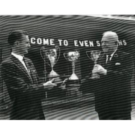 Sir James Wattie and Les Coles