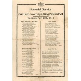 Memorial Service Hymn Programme