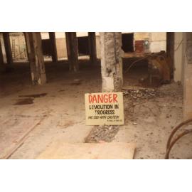 State Theatre Interior During Demolition