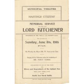 Lord Kitchener Memorial Service