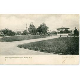 Clive Square and Rotunda, Napier
