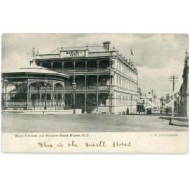 Band Rotunda and Masonic Hotel, Napier