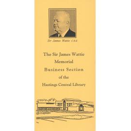 Sir James Wattie Memorial Business Section