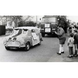 Decorated Car in Blossom Parade