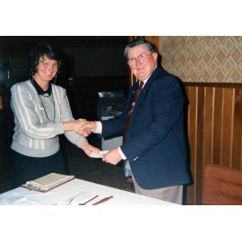 Presentation of Cheque