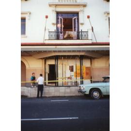 Construction on Municipal Theatre Entrance