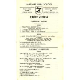 Hastings High School Sports Meeting