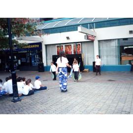Dancing Outside Westpac Trust