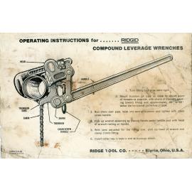 Operating Instructions for Wrench