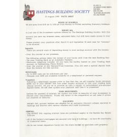 Hastings Building Society Facts Sheet