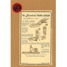 Twinlock Thong Ledger Instructions