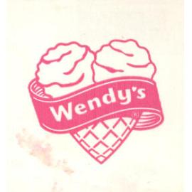 Wendy's Napkin and Cone Wrapper