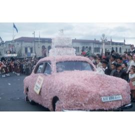Blue Band Taxis Decorated Car 1957