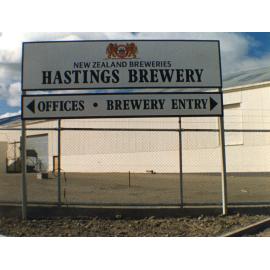Hastings Brewery Sign