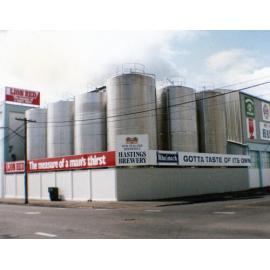 Beer Silos Hastings Brewery