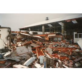 Building Demolition at Hastings Brewery