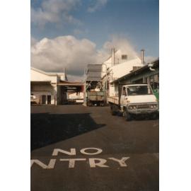 Hastings Brewery Buildings and Trucks