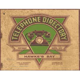 Hawke's Bay Telephone directory 1942