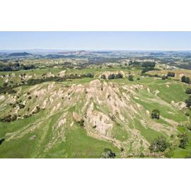 Landslips off Puketitiri Road