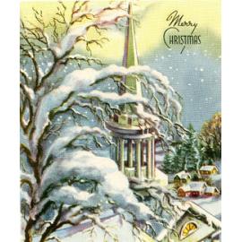 Christmas Card with Letter