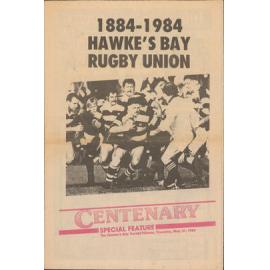 Hawke's Bay Rugby Union Centenary - Newspaper Supplement