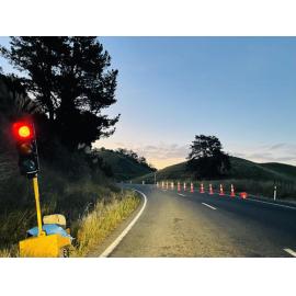 Traffic Lights at Night