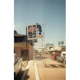Workman on Scaffolding
