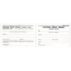 Library Membership Form - Children