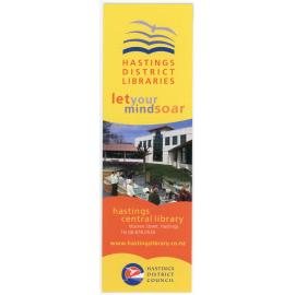 Library Bookmark - Hastings City 50 Years