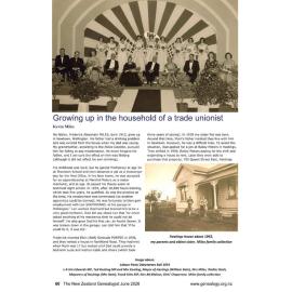 Article: Growing up in the household of a trade unionist