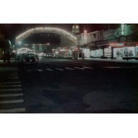 Heretaunga Street Night View During Blossom Week