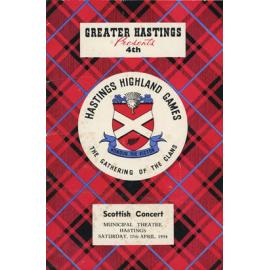 Scottish Concert Programme